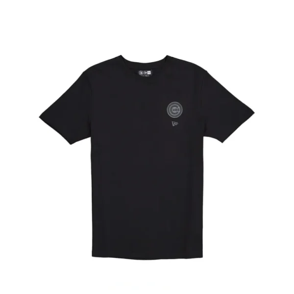 Shop Chicago Cubs Logo Essentials Tonal Black TShirt - KTGCaps - Baseball caps for various teams, purchased online at a discount
