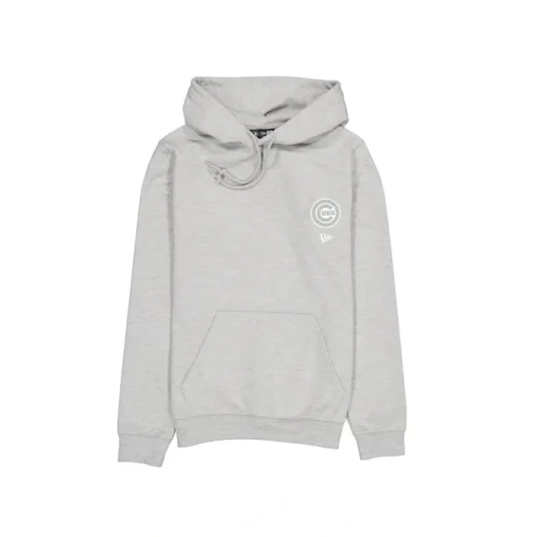 Best Chicago Cubs Logo Essentials Tonal Gray Hoodie - KTGCaps - Baseball caps for various teams, purchased online at a discount