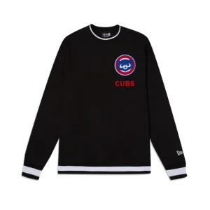 Outlet Chicago Cubs Logo Select Black Crewneck - KTGCaps - Baseball caps for various teams, purchased online at a discount
