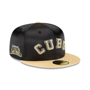 Online Chicago Cubs Metallic Gold 59FIFTY Fitted Hat - KTGCaps - Baseball caps for various teams, purchased online at a discount