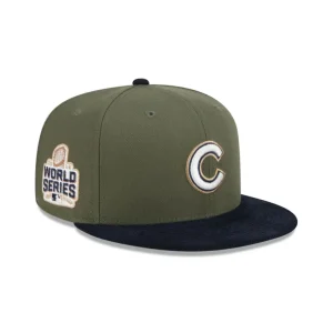 New Chicago Cubs Olive Green 59FIFTY Fitted Hat - KTGCaps - Baseball caps for various teams, purchased online at a discount