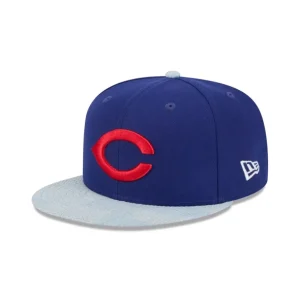 Sale Chicago Cubs Patch Denim 59FIFTY Fitted Hat - KTGCaps - Baseball caps for various teams, purchased online at a discount