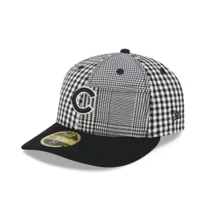 Best Chicago Cubs Patch Plaid Low Profile 59FIFTY Fitted Hat - KTGCaps - Baseball caps for various teams, purchased online at a discount