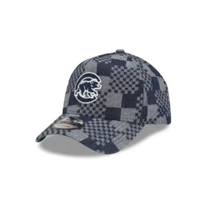 Online Chicago Cubs Pattern Denim 9FORTY AFrame Snapback Hat - KTGCaps - Baseball caps for various teams, purchased online at a discount