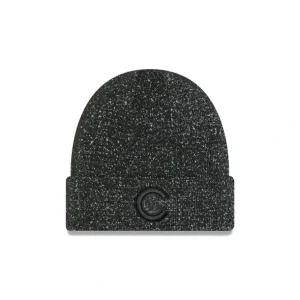 Shop Chicago Cubs Reflective Black Knit Beanie - KTGCaps - Baseball caps for various teams, purchased online at a discount