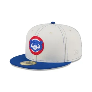 Best Sale Chicago Cubs Sandy Linen 59FIFTY Fitted Hat - KTGCaps - Baseball caps for various teams, purchased online at a discount