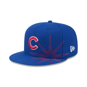Best Sale Chicago Cubs Solar Stars 59FIFTY Fitted Hat - KTGCaps - Baseball caps for various teams, purchased online at a discount
