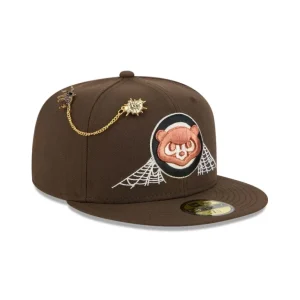 Shop Chicago Cubs Spider Pin 59FIFTY Fitted Hat - KTGCaps - Baseball caps for various teams, purchased online at a discount