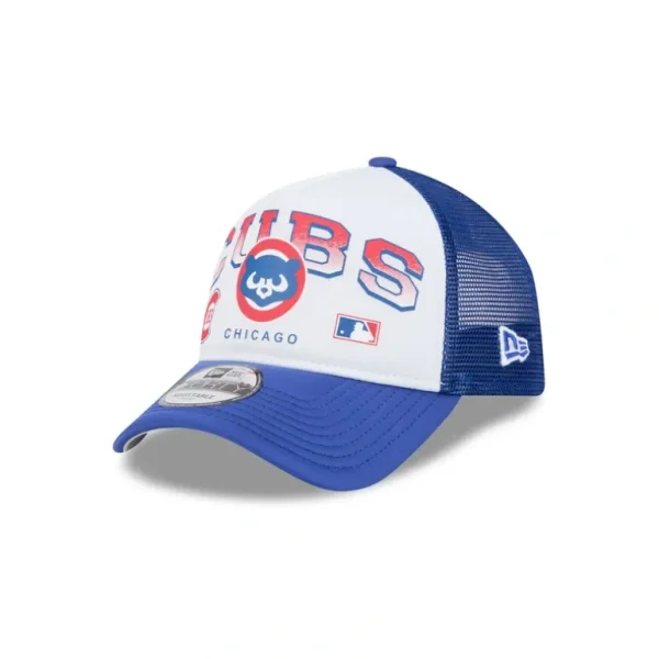 Outlet Chicago Cubs Sport Classics 9FORTY AFrame Trucker Hat - KTGCaps - Baseball caps for various teams, purchased online at a discount