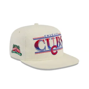 Sale Chicago Cubs Throwback Corduroy Golfer Hat - KTGCaps - Baseball caps for various teams, purchased online at a discount