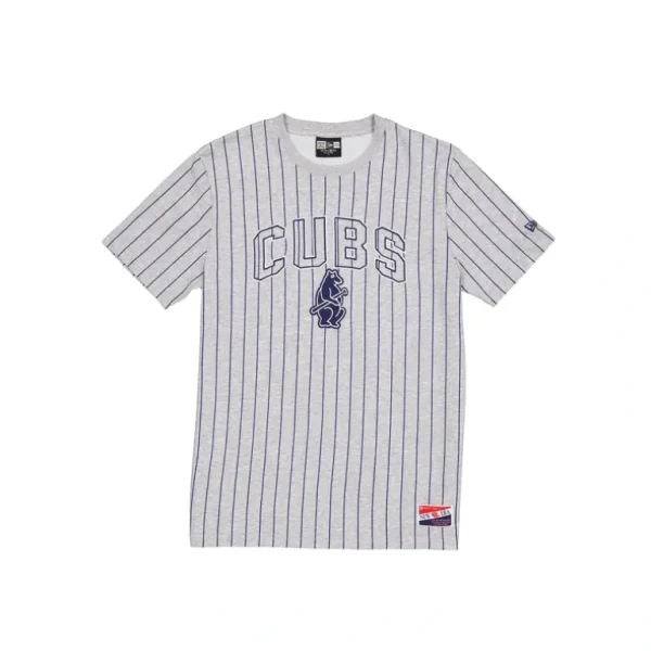 New Chicago Cubs Throwback Gray Pinstripe TShirt - KTGCaps - Baseball caps for various teams, purchased online at a discount