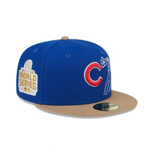 Store Chicago Cubs Western Khaki 59FIFTY Fitted Hat - KTGCaps - Baseball caps for various teams, purchased online at a discount