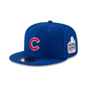 New Chicago Cubs World Series Side Patch 59FIFTY Fitted Hat - KTGCaps - Baseball caps for various teams, purchased online at a discount