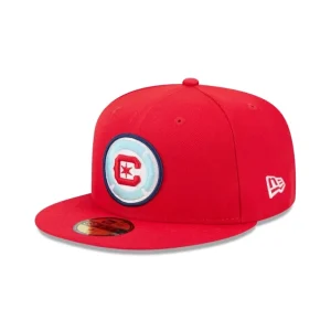 Store Chicago Fire Team 59FIFTY Fitted Hat - KTGCaps - Baseball caps for various teams, purchased online at a discount