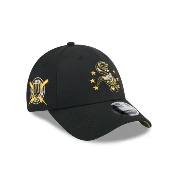 Online Chicago White Sox Armed Forces Day 2024 Kids 9FORTY StretchSnap Hat - KTGCaps - Baseball caps for various teams, purchased online at a discount
