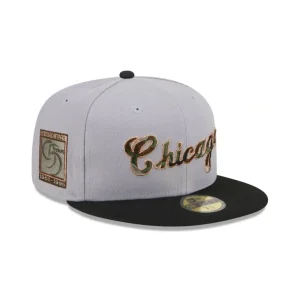 Online Chicago White Sox Camo Fill 59FIFTY Fitted Hat - KTGCaps - Baseball caps for various teams, purchased online at a discount