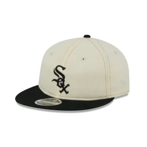 Sale Chicago White Sox Chrome Denim Retro Crown 9FIFTY Adjustable Hat - KTGCaps - Baseball caps for various teams, purchased online at a discount