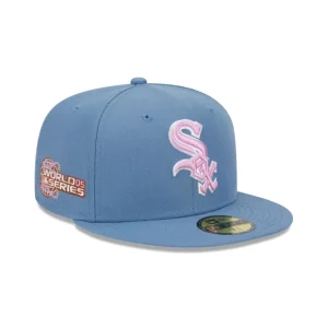 Best Sale Chicago White Sox Color Pack Faded Blue 59FIFTY Fitted Hat - KTGCaps - Baseball caps for various teams, purchased online at a discount