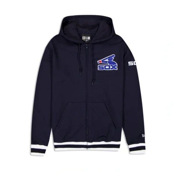 Outlet Chicago White Sox Coop Logo Select FullZip Hoodie - KTGCaps - Baseball caps for various teams, purchased online at a discount