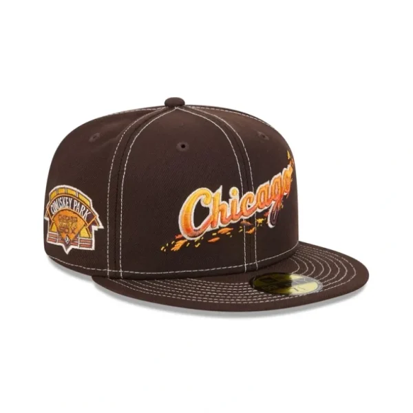 Online Chicago White Sox Fall Foliage 59FIFTY Fitted Hat - KTGCaps - Baseball caps for various teams, purchased online at a discount