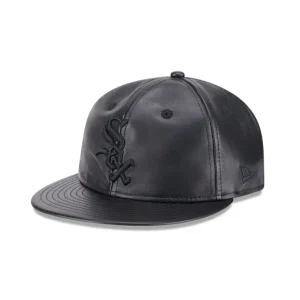 Best Chicago White Sox Genuine Leather Retro Crown 9FIFTY Strapback Hat - KTGCaps - Baseball caps for various teams, purchased online at a discount