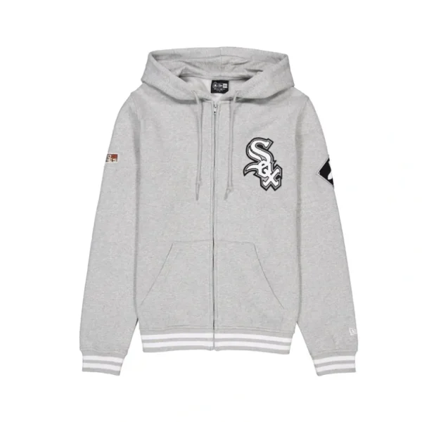Shop Chicago White Sox Gray Logo Select FullZip Hoodie - KTGCaps - Baseball caps for various teams, purchased online at a discount