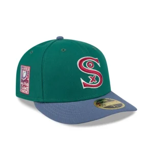 New Chicago White Sox Green Gemstone Low Profile 59FIFTY Fitted Hat - KTGCaps - Baseball caps for various teams, purchased online at a discount