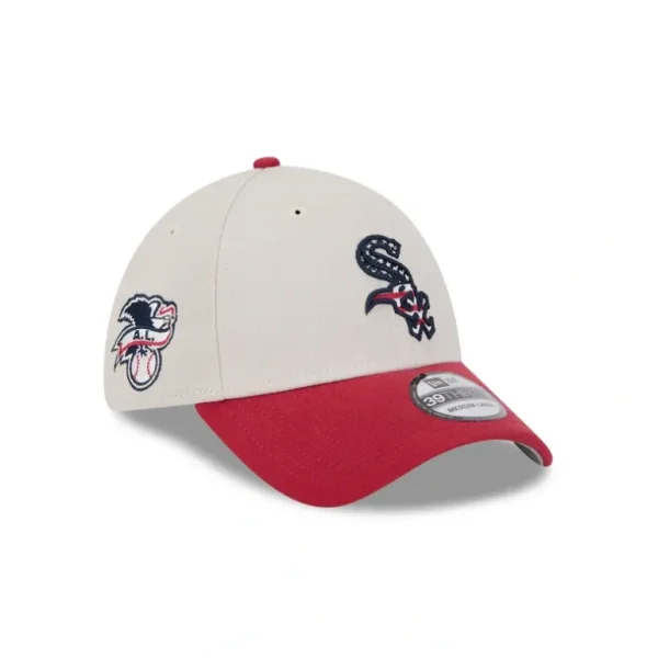 Fashion Chicago White Sox Independence Day 2024 39THIRTY Stretch Fit Hat - KTGCaps - Baseball caps for various teams, purchased online at a discount