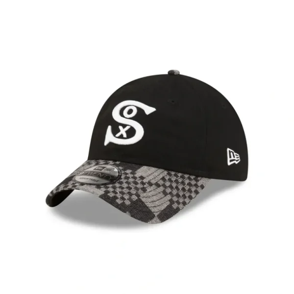 Online Chicago White Sox Pattern Denim 9TWENTY Adjustable Hat - KTGCaps - Baseball caps for various teams, purchased online at a discount