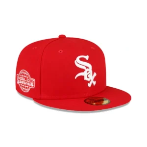 Best Chicago White Sox Sidepatch Red 59FIFTY Fitted Hat - KTGCaps - Baseball caps for various teams, purchased online at a discount