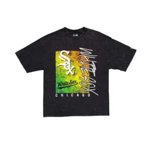 Outlet Chicago White Sox Sport Classics Boxy Black TShirt - KTGCaps - Baseball caps for various teams, purchased online at a discount