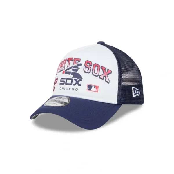 Sale Chicago White Sox Sport Classics 9FORTY AFrame Trucker Hat - KTGCaps - Baseball caps for various teams, purchased online at a discount