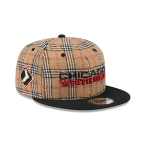 Online Chicago White Sox Tan Tartan 9FIFTY Snapback Hat - KTGCaps - Baseball caps for various teams, purchased online at a discount