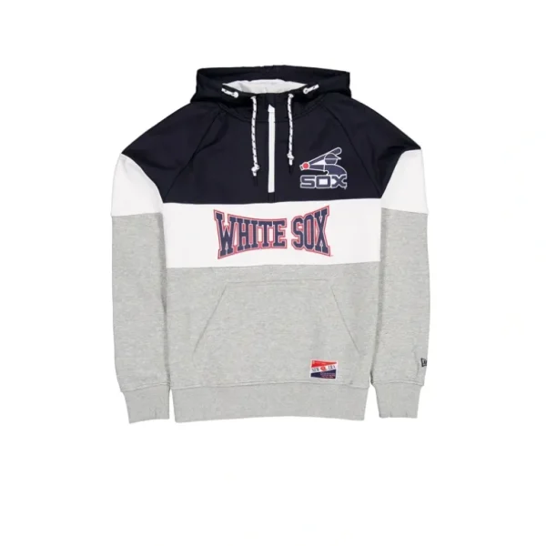 Best Chicago White Sox Throwback Color Block Hoodie - KTGCaps - Baseball caps for various teams, purchased online at a discount