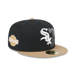 New Chicago White Sox Western Khaki 59FIFTY Fitted Hat - KTGCaps - Baseball caps for various teams, purchased online at a discount