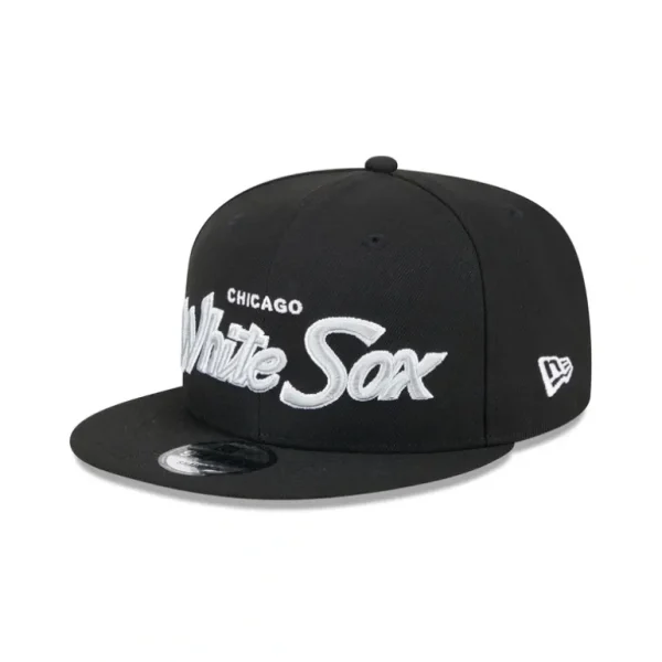 Shop Chicago White Sox Wordmark 9FIFTY Snapback Hat - KTGCaps - Baseball caps for various teams, purchased online at a discount