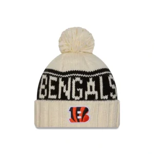 Best Cincinnati Bengals 2024 Cold Weather Chrome Pom Knit Hat - KTGCaps - Baseball caps for various teams, purchased online at a discount