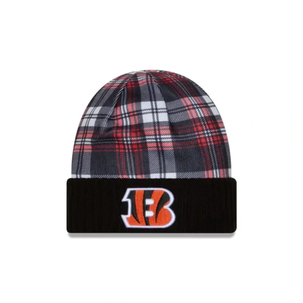 Best Sale Cincinnati Bengals 2024 Cold Weather Statement Knit Beanie - KTGCaps - Baseball caps for various teams, purchased online at a discount