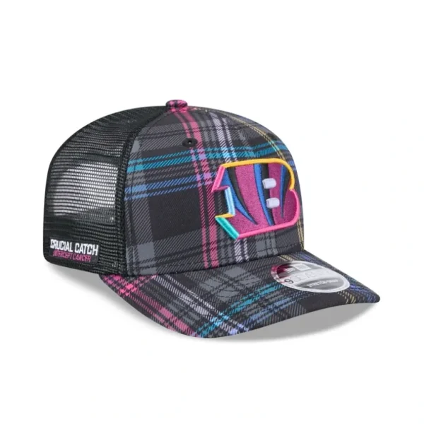 Fashion Cincinnati Bengals 2024 Crucial Catch 9SEVENTY Trucker Hat - KTGCaps - Baseball caps for various teams, purchased online at a discount