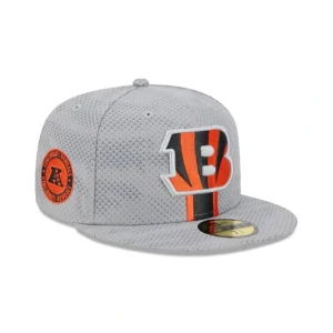 Shop Cincinnati Bengals 2024 Sideline Gray 59FIFTY Fitted Hat - KTGCaps - Baseball caps for various teams, purchased online at a discount