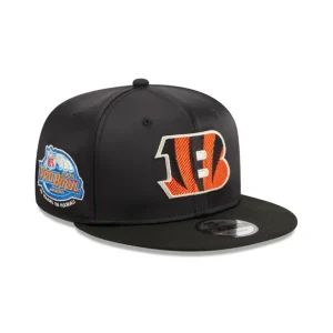 New Cincinnati Bengals Satin 9FIFTY Snapback Hat - KTGCaps - Baseball caps for various teams, purchased online at a discount