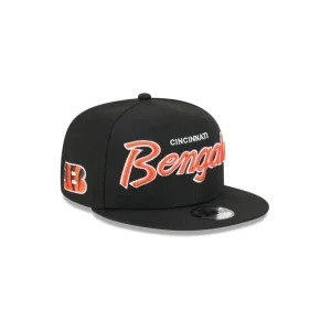 Best Sale Cincinnati Bengals Script Kids 9FIFTY Snapback Hat - KTGCaps - Baseball caps for various teams, purchased online at a discount