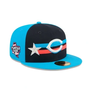 Best Sale Cincinnati Reds 2024 AllStar Game 59FIFTY Fitted Hat - KTGCaps - Baseball caps for various teams, purchased online at a discount