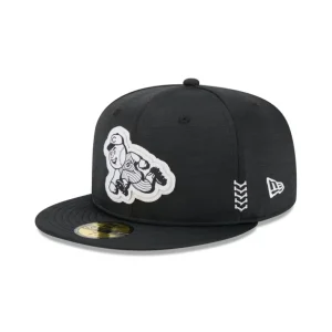 New Cincinnati Reds 2024 Clubhouse Black 59FIFTY Fitted Hat - KTGCaps - Baseball caps for various teams, purchased online at a discount