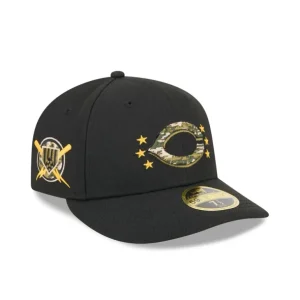 Best Sale Cincinnati Reds Armed Forces Day 2024 Low Profile 59FIFTY Fitted Hat - KTGCaps - Baseball caps for various teams, purchased online at a discount