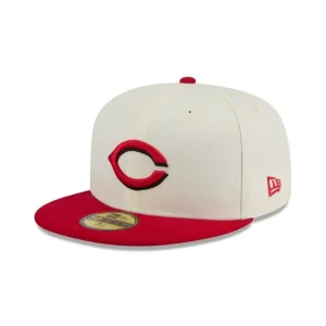 Best Sale Cincinnati Reds Chrome 59FIFTY Fitted Hat - KTGCaps - Baseball caps for various teams, purchased online at a discount