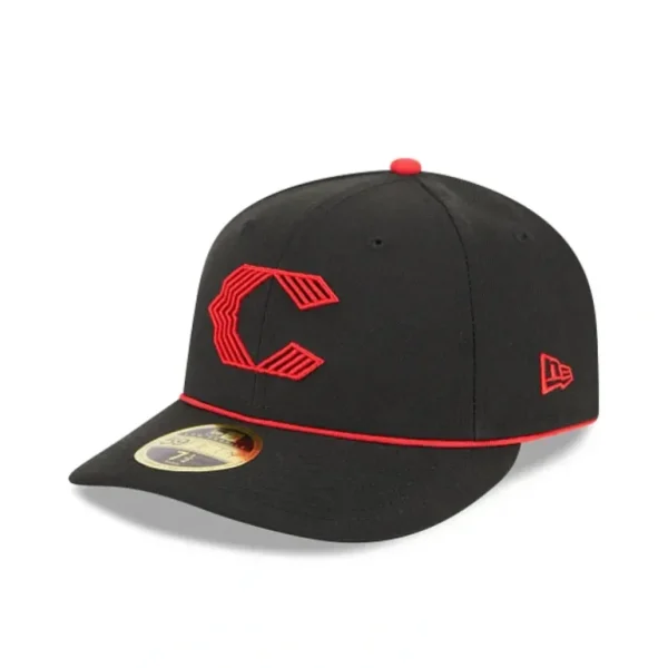 Outlet Cincinnati Reds City Connect Low Profile 59FIFTY Fitted Hat - KTGCaps - Baseball caps for various teams, purchased online at a discount