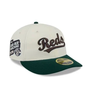 Hot Cincinnati Reds Forest Visor Retro Crown 59FIFTY Fitted Hat - KTGCaps - Baseball caps for various teams, purchased online at a discount
