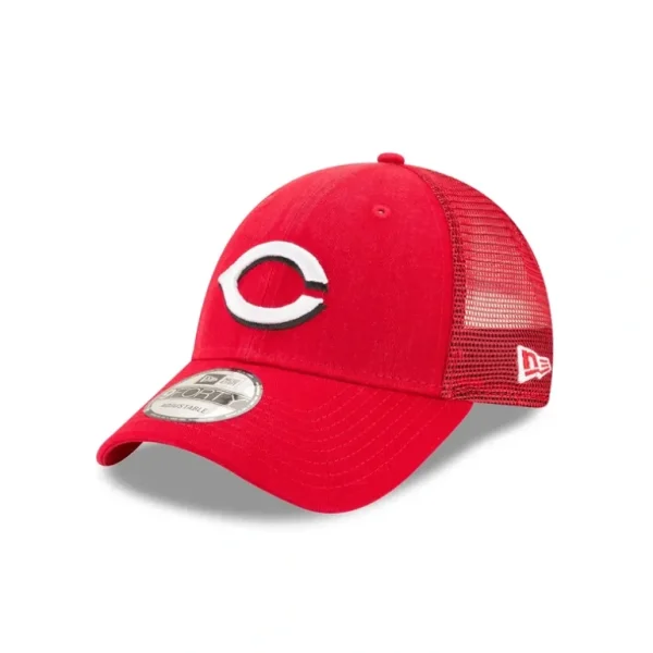 Best Sale Cincinnati Reds 9FORTY Trucker Hat - KTGCaps - Baseball caps for various teams, purchased online at a discount