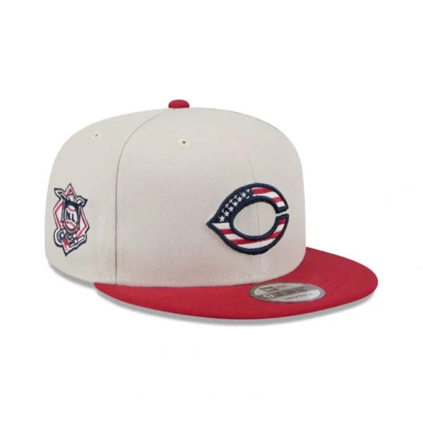 Sale Cincinnati Reds Independence Day 2024 9FIFTY Snapback Hat - KTGCaps - Baseball caps for various teams, purchased online at a discount
